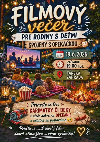 Filmový večer pre rodiny s deťmi