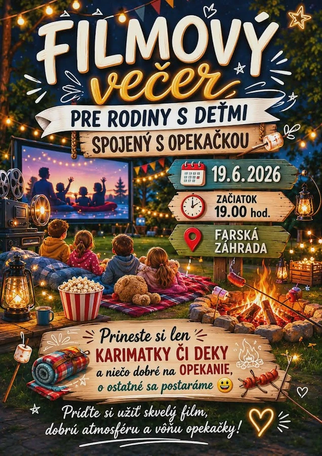 Filmový večer pre rodiny s deťmi