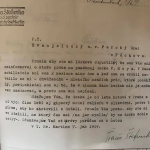 Pamatné tabule na starej fare